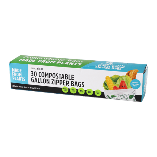 Ziptop Compostable Freezer-Safe Storage Bags 30 Count