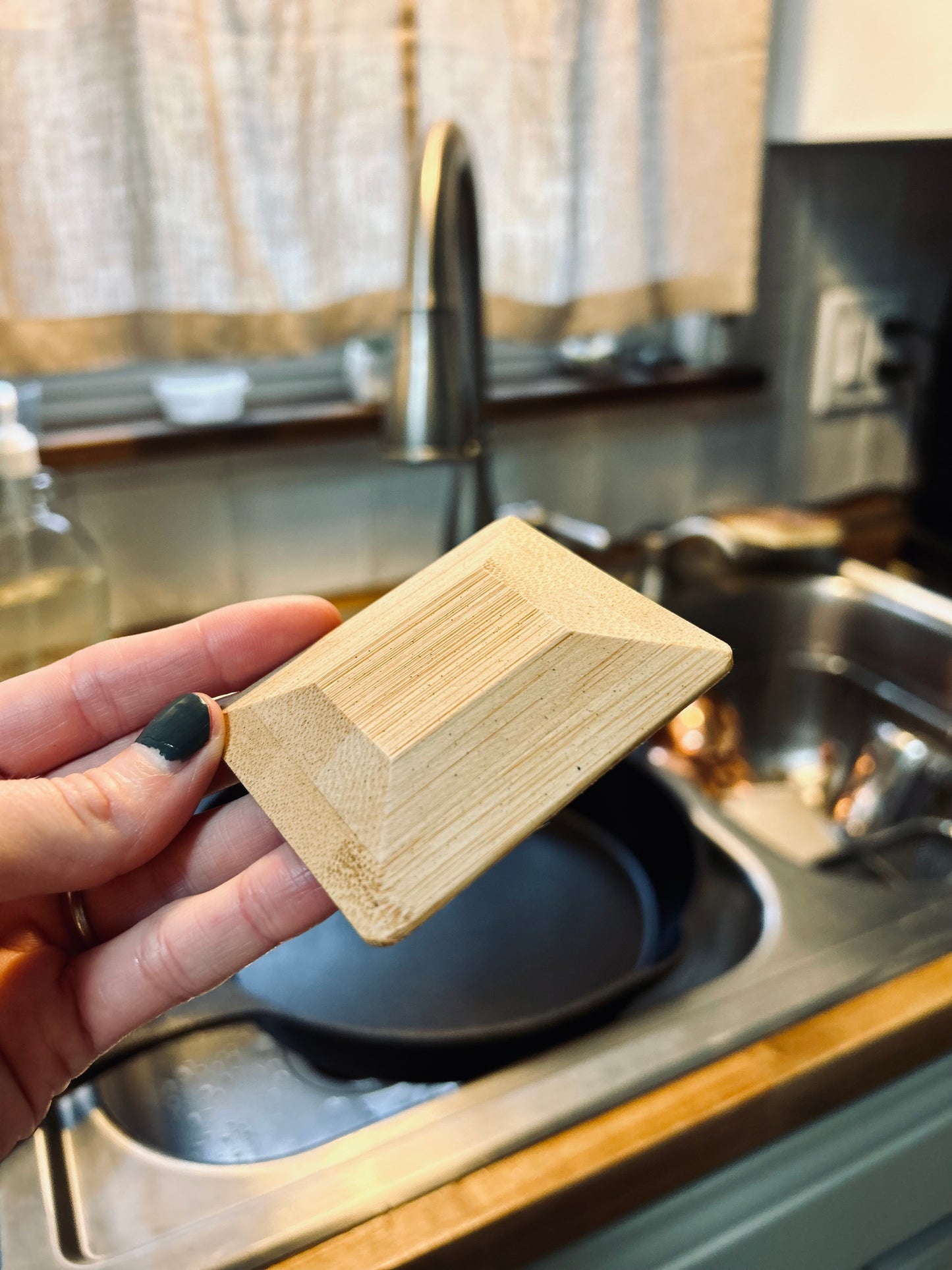 Bamboo Pot Scraper