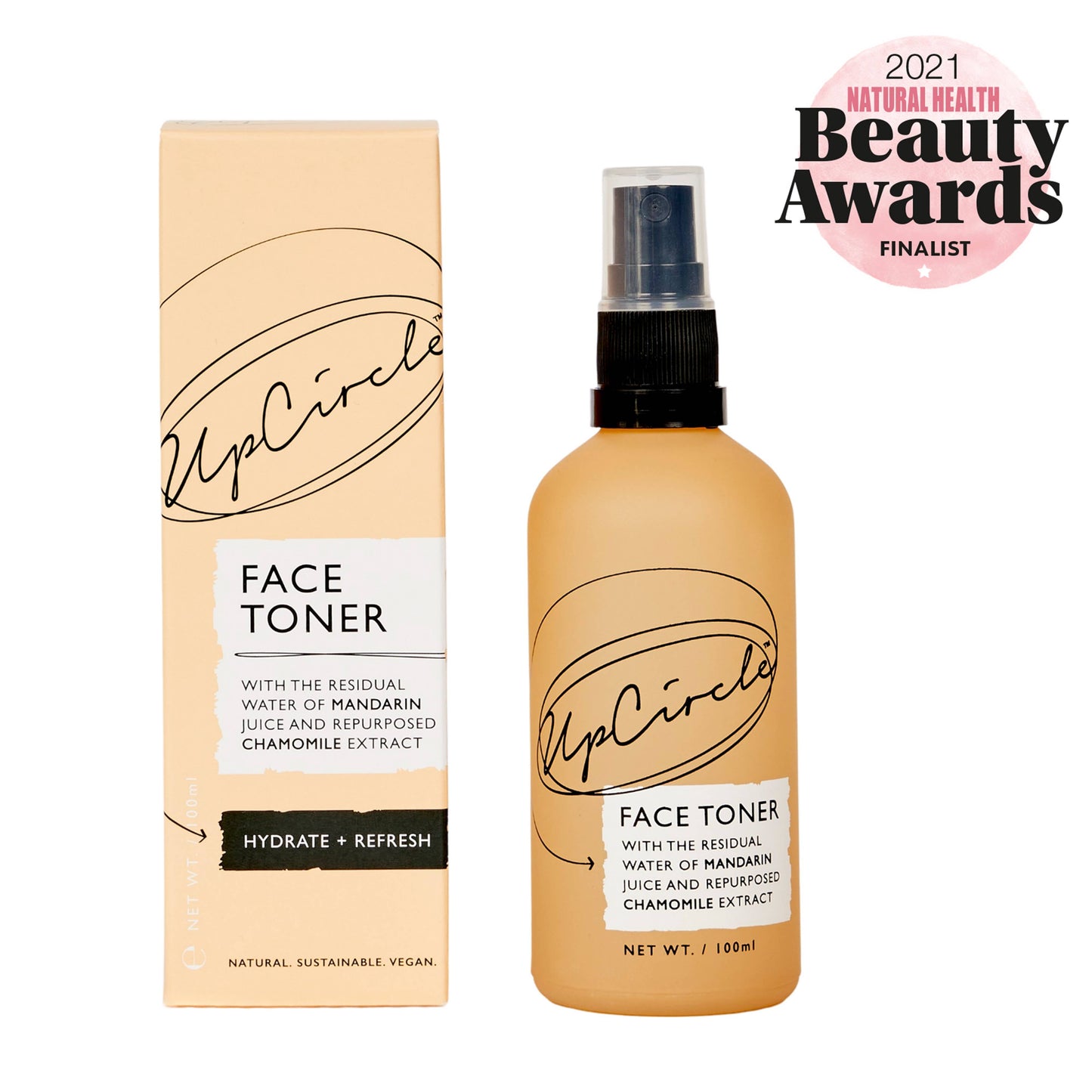 Face Toner with Hyaluronic Acid, Eco Friendly + Sustainable