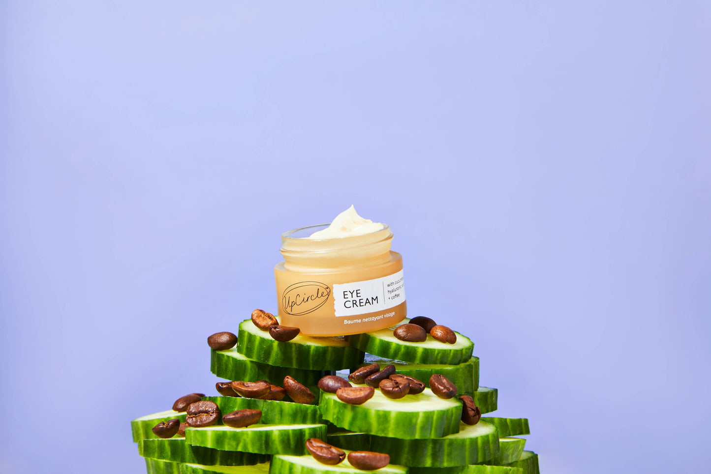 Eye Cream with Cucumber, Hyaluronic Acid + Coffee