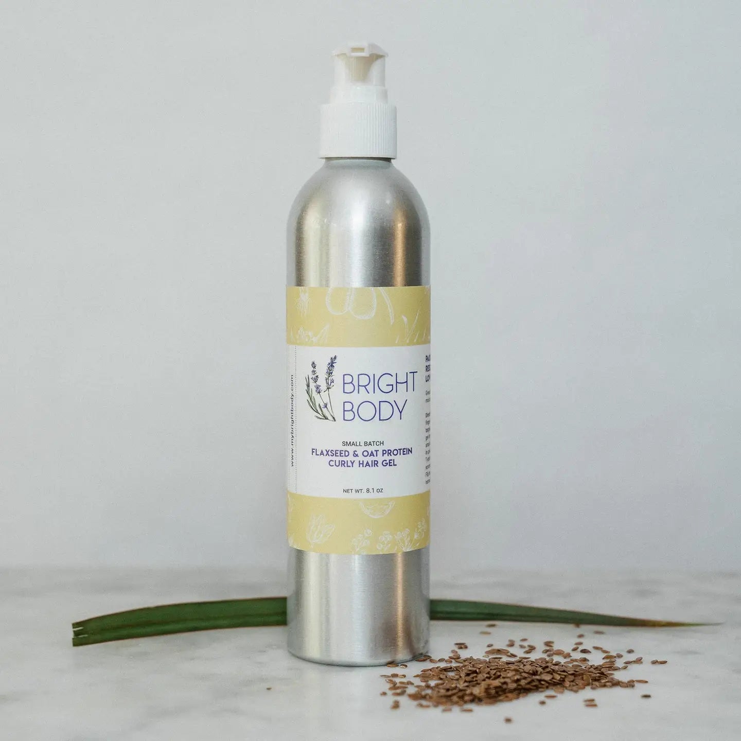 Hair Gel, Flaxseed & Oat Protein for Curls