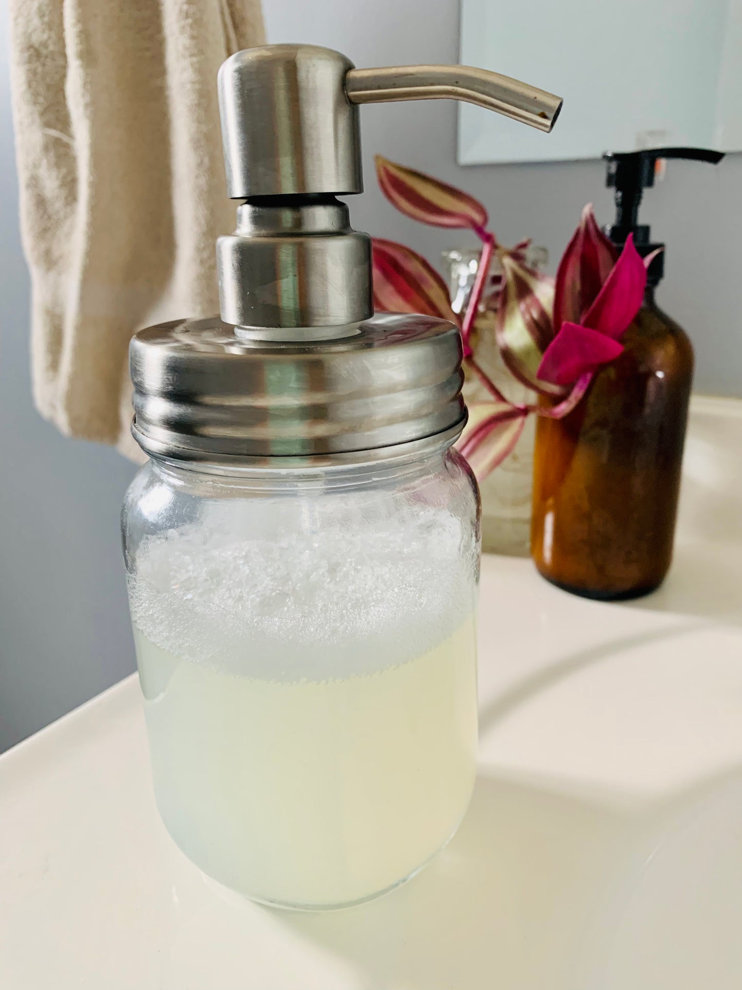 Pump/Pour Top Accessory for Jars