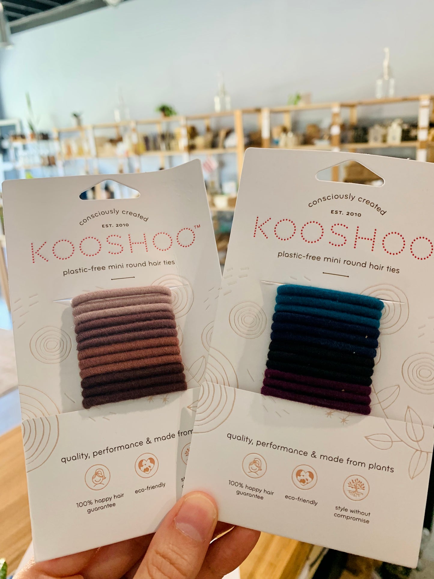 Hair ties, plastic-free