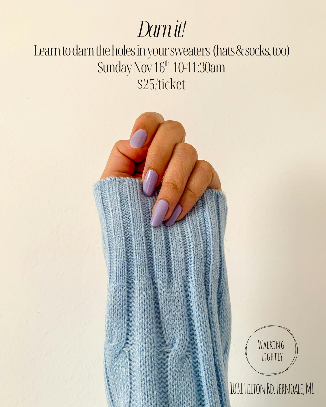 Community Learning Session: Darn it!