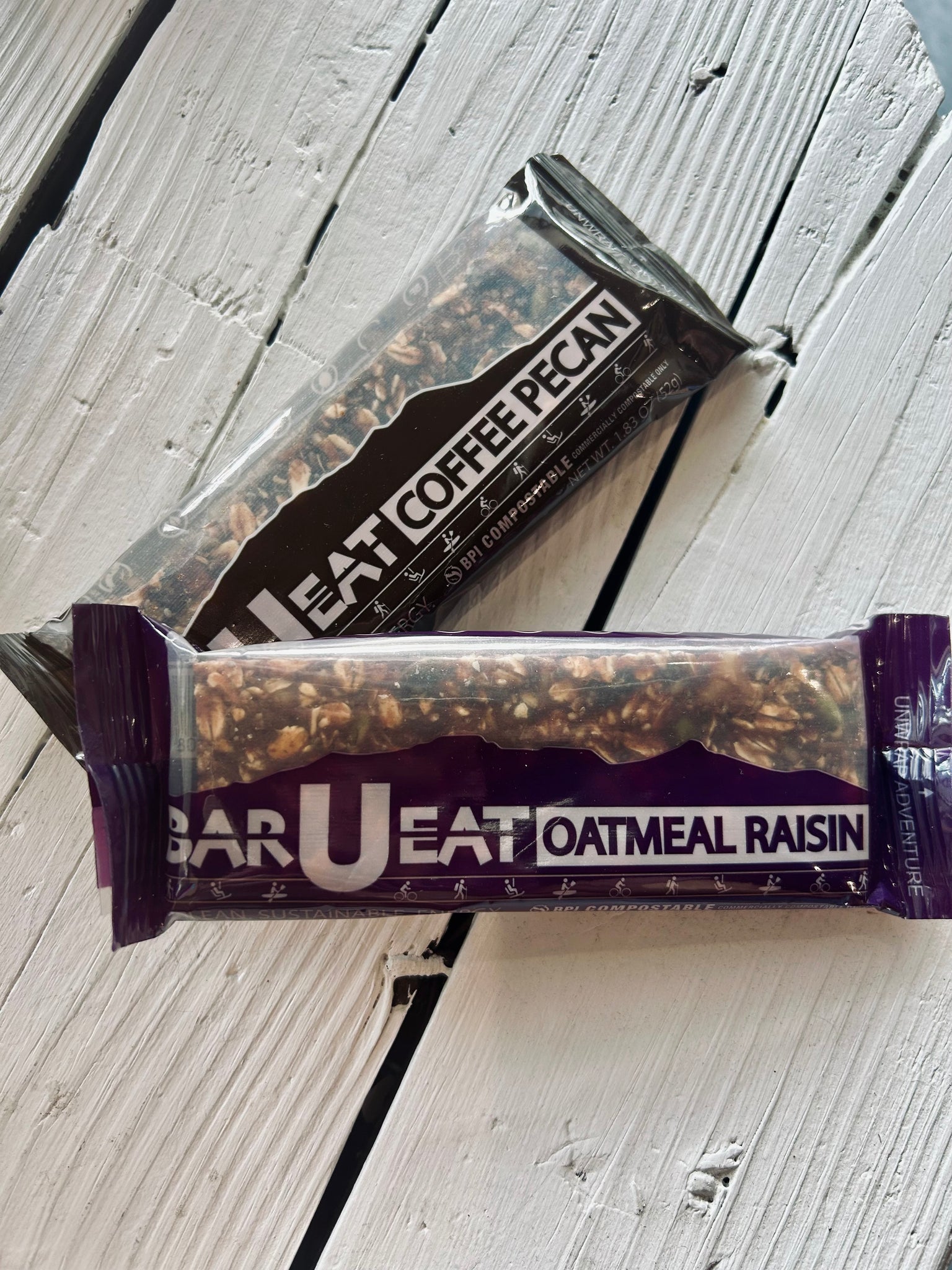 Bars & Bites in compostable wrappers