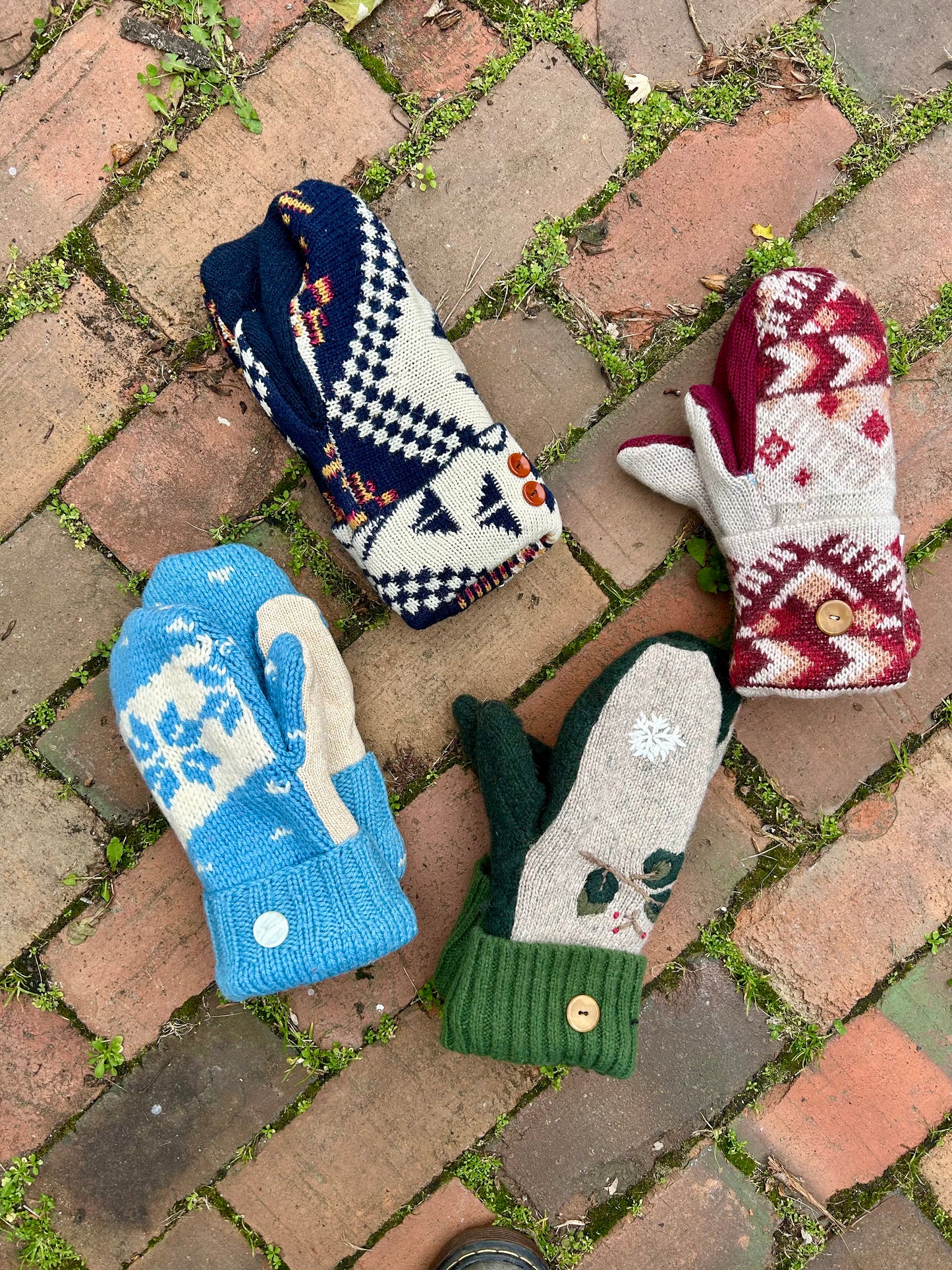 Upcycled Mittens
