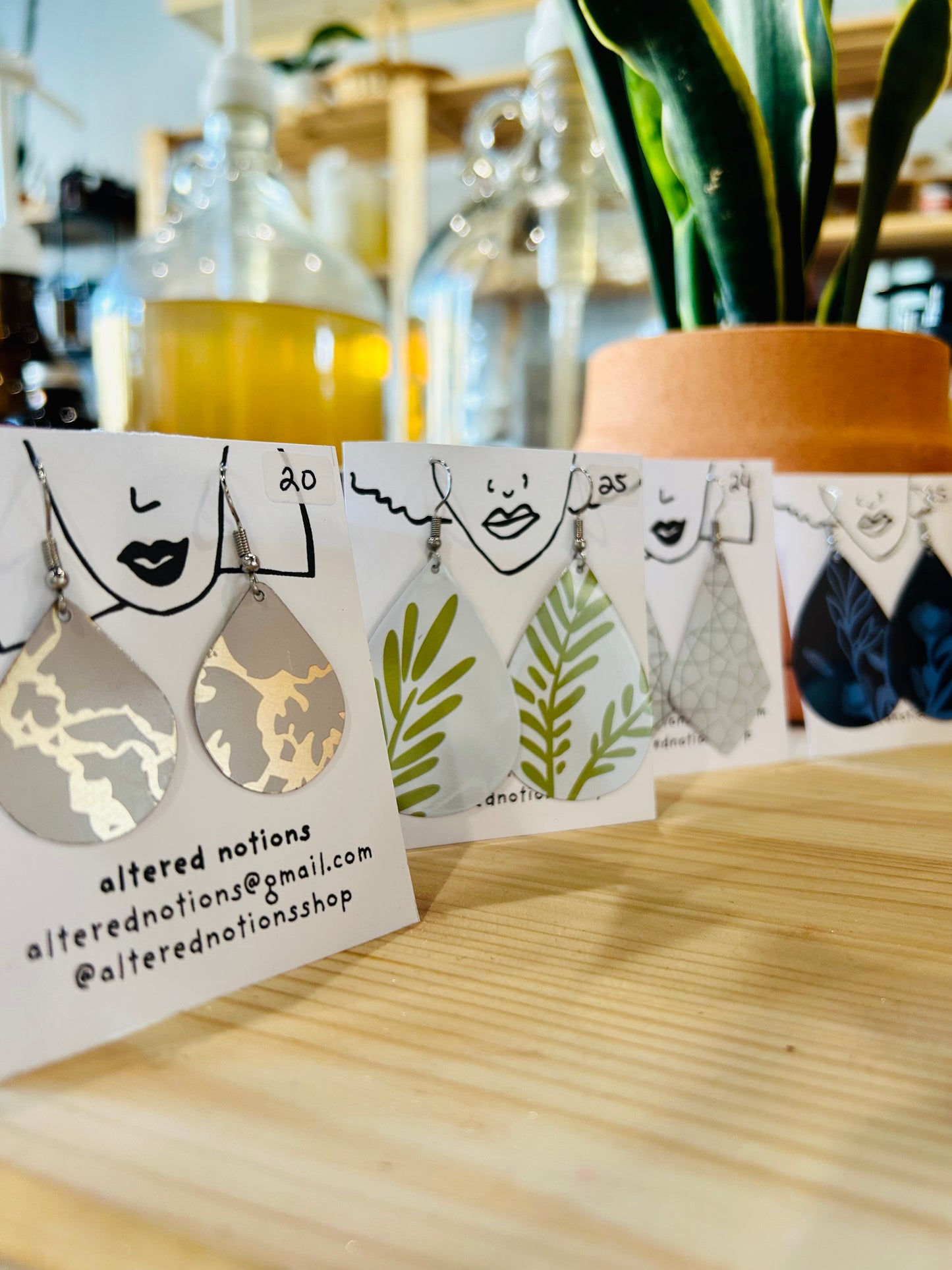 Upcycled Earrings