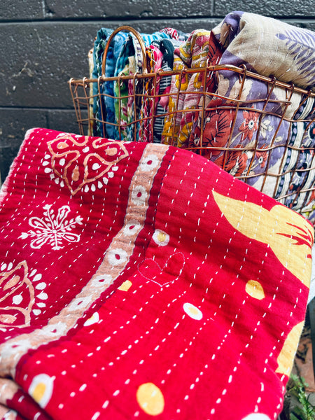 Kantha Quilt