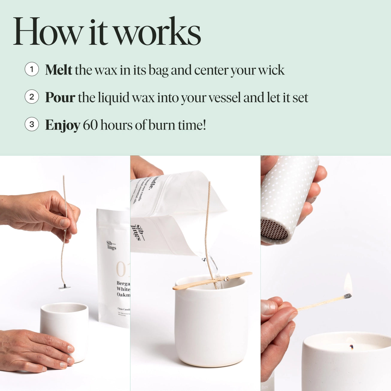 Clean Candle Refill Kit