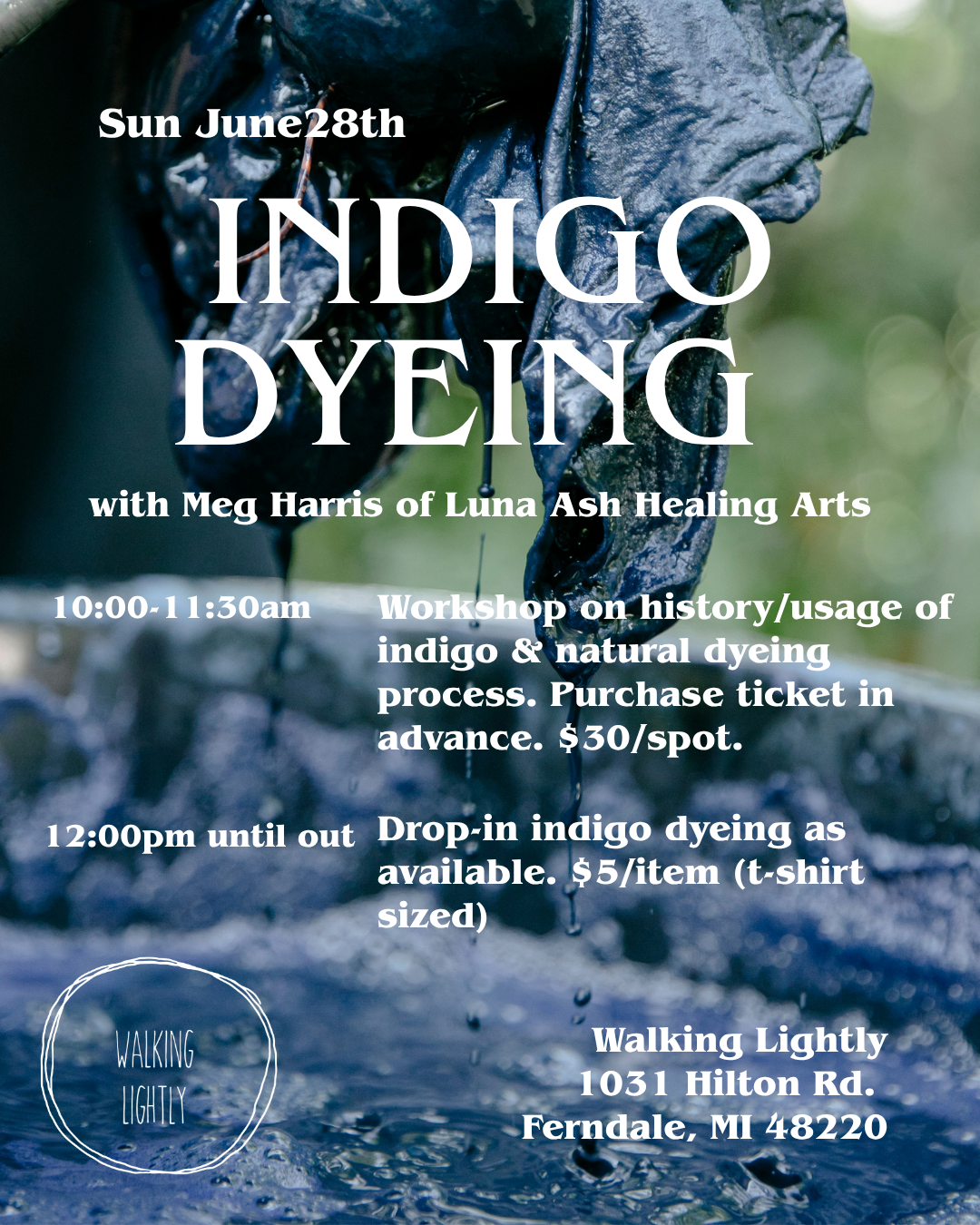 Community Learning Session: Indigo Dyeing