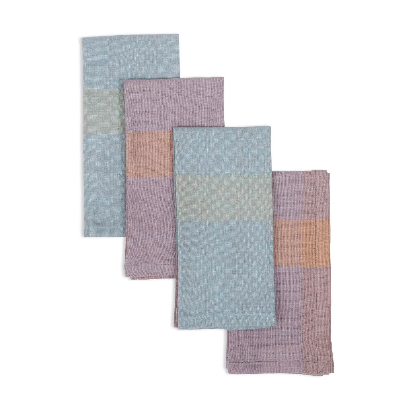 Reusable Napkins, set of 4, handwoven cotton, fair trade