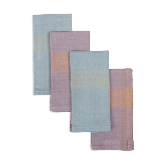 Reusable Napkins, set of 4, handwoven cotton, fair trade