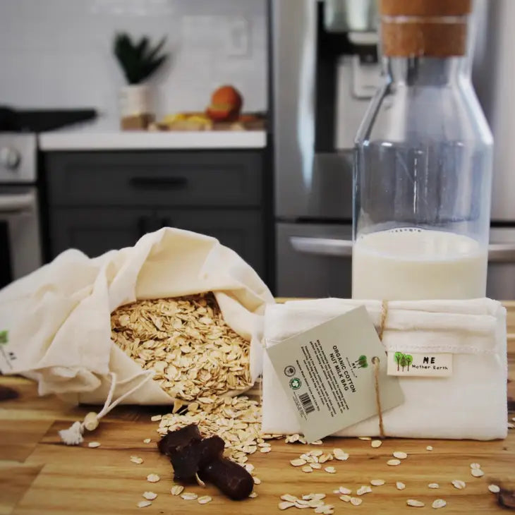 Nut Milk Bag, Organic Hemp Cotton