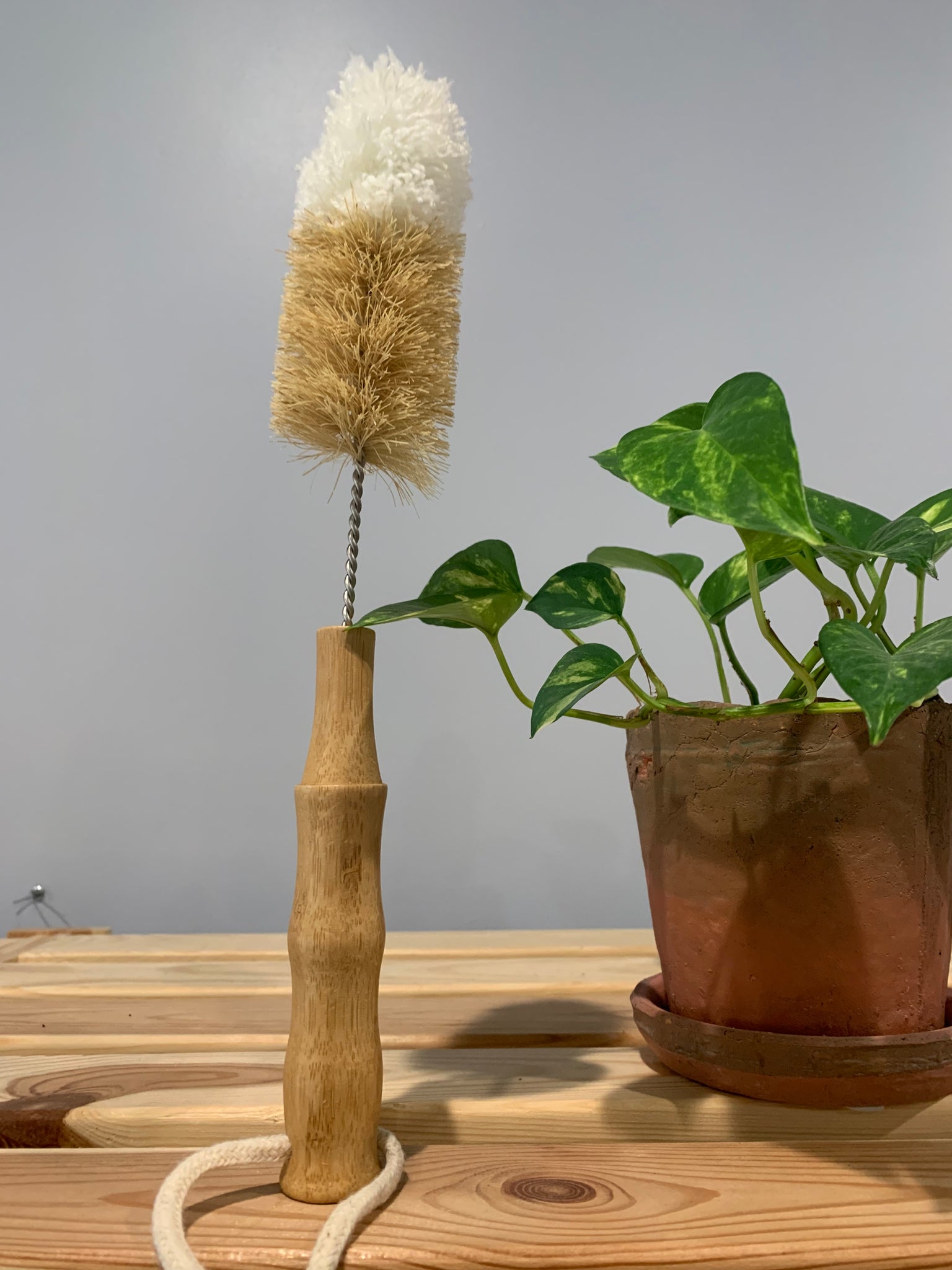 Coconut Bottle Scrub Brush