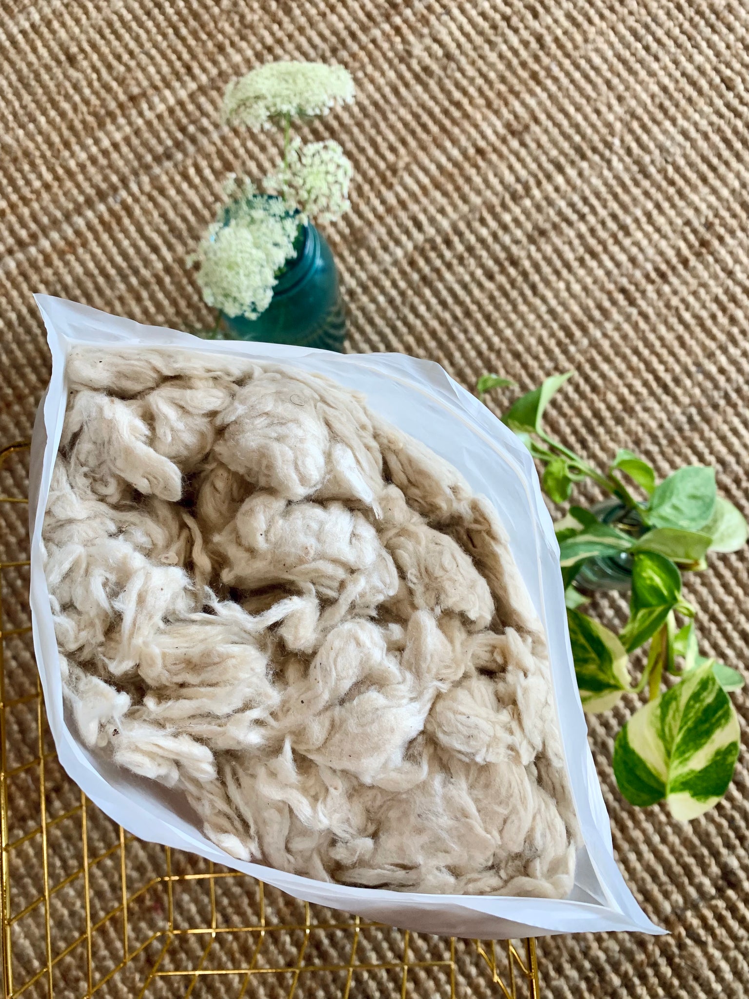 Organic Raw Cotton Stuffing