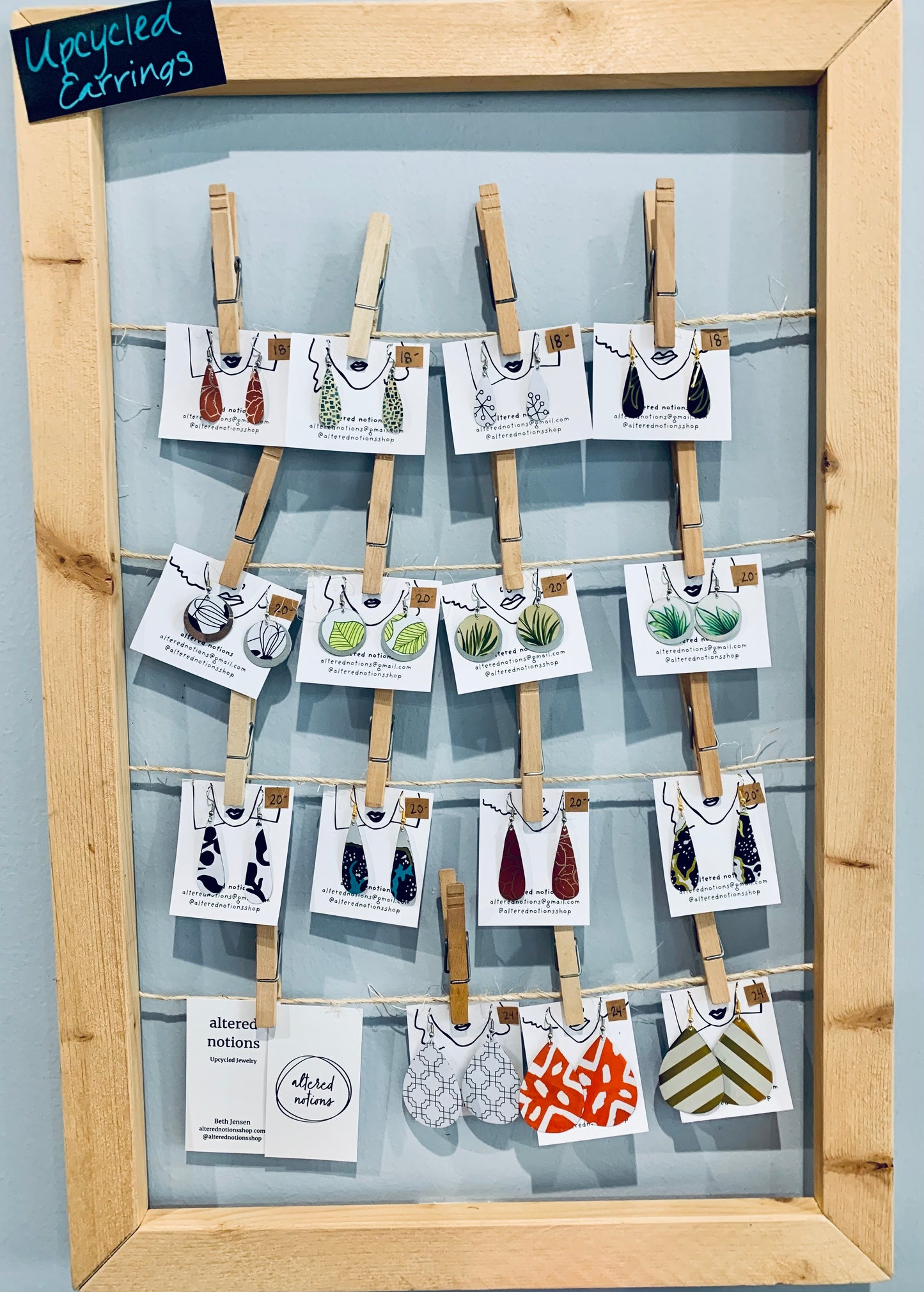 Upcycled Earrings