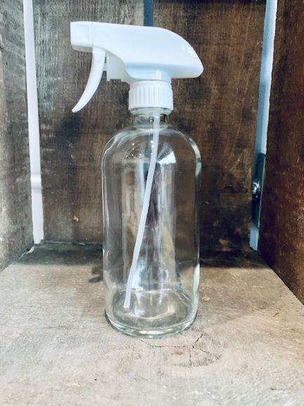 16 fl oz Glass Bottle with Spray Top