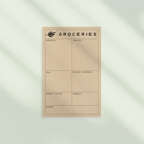 Grocery Notepad