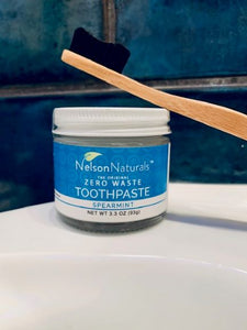 Toothpaste in Glass Jar
